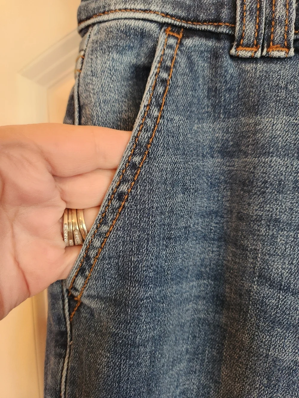 Judy Blue High Waist Double Button Wide Leg Jean Size 7/28 #JB82558MD-CO Stretch